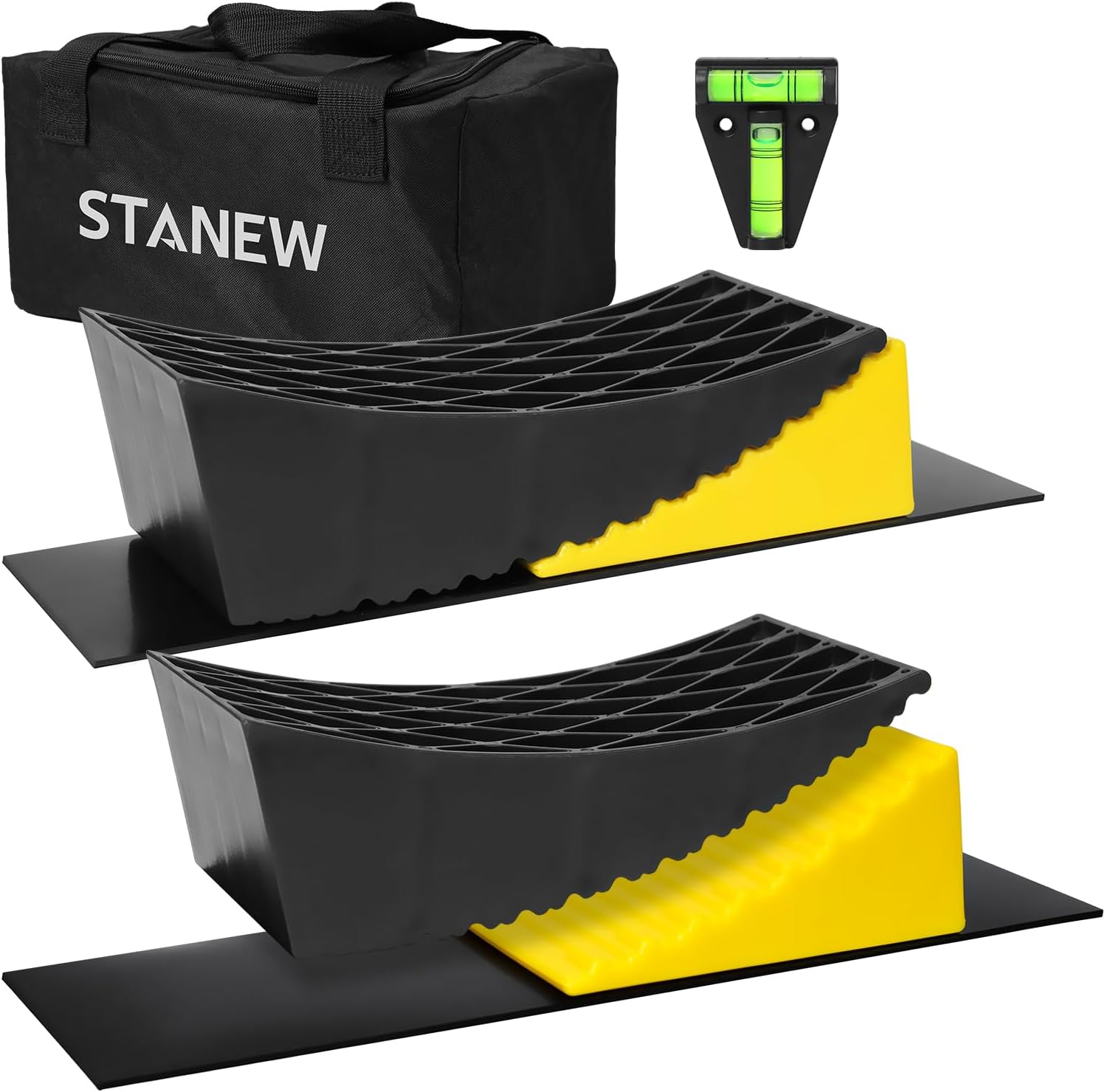 Stanew Camper Levelers 8Piece Kit RV Leveling Blocks Camper Wheel
