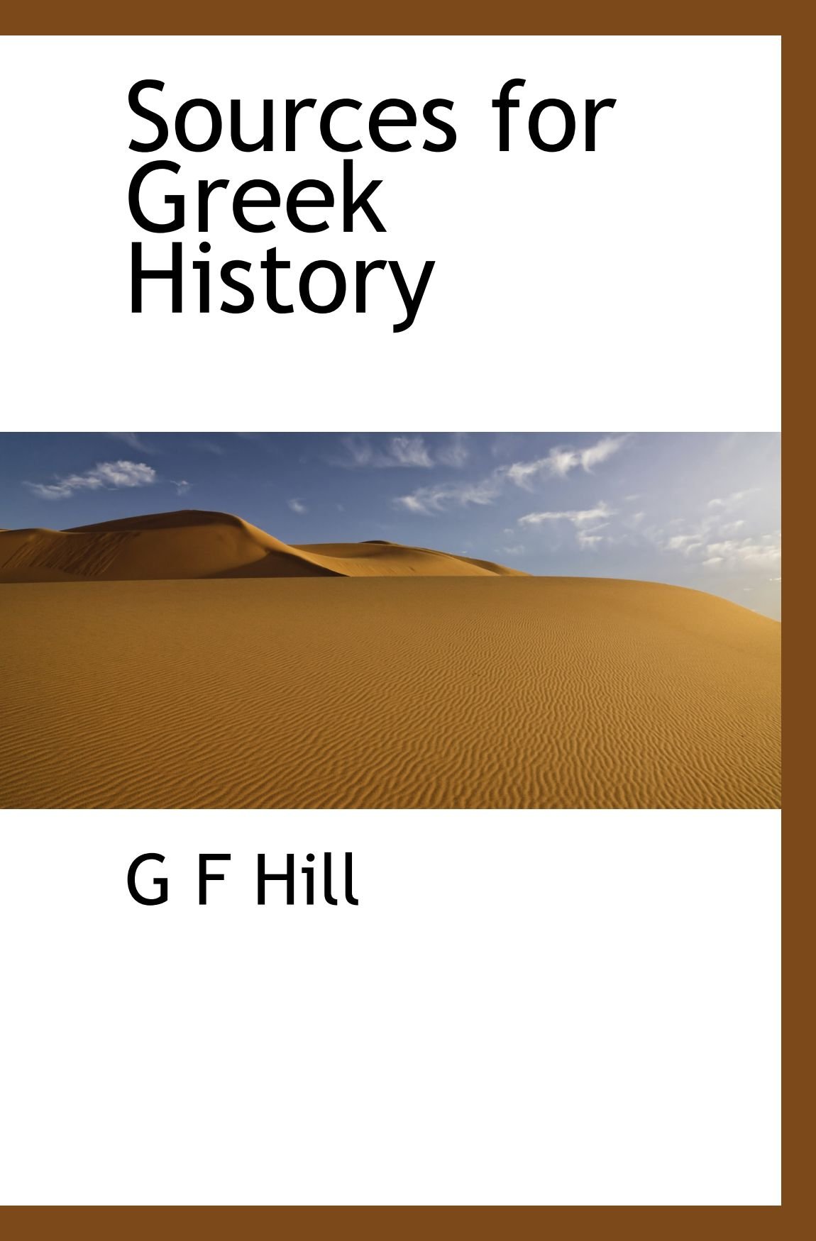 Sources for Greek History