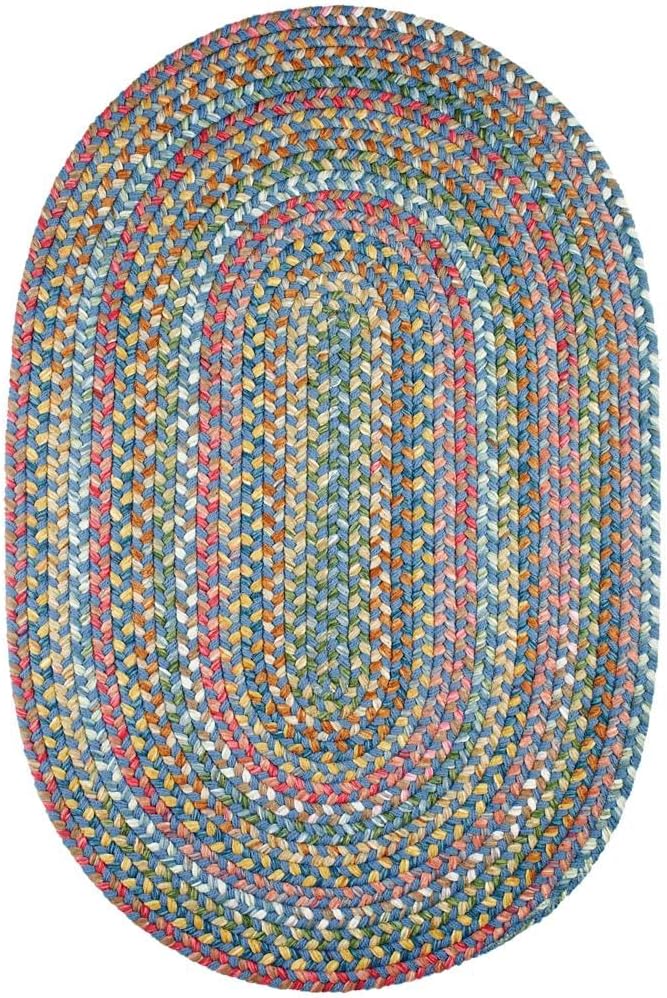 Amazon.com: Gemstone Indoor/Outdoor Braided Rug - Woven Rug Made in USA ...
