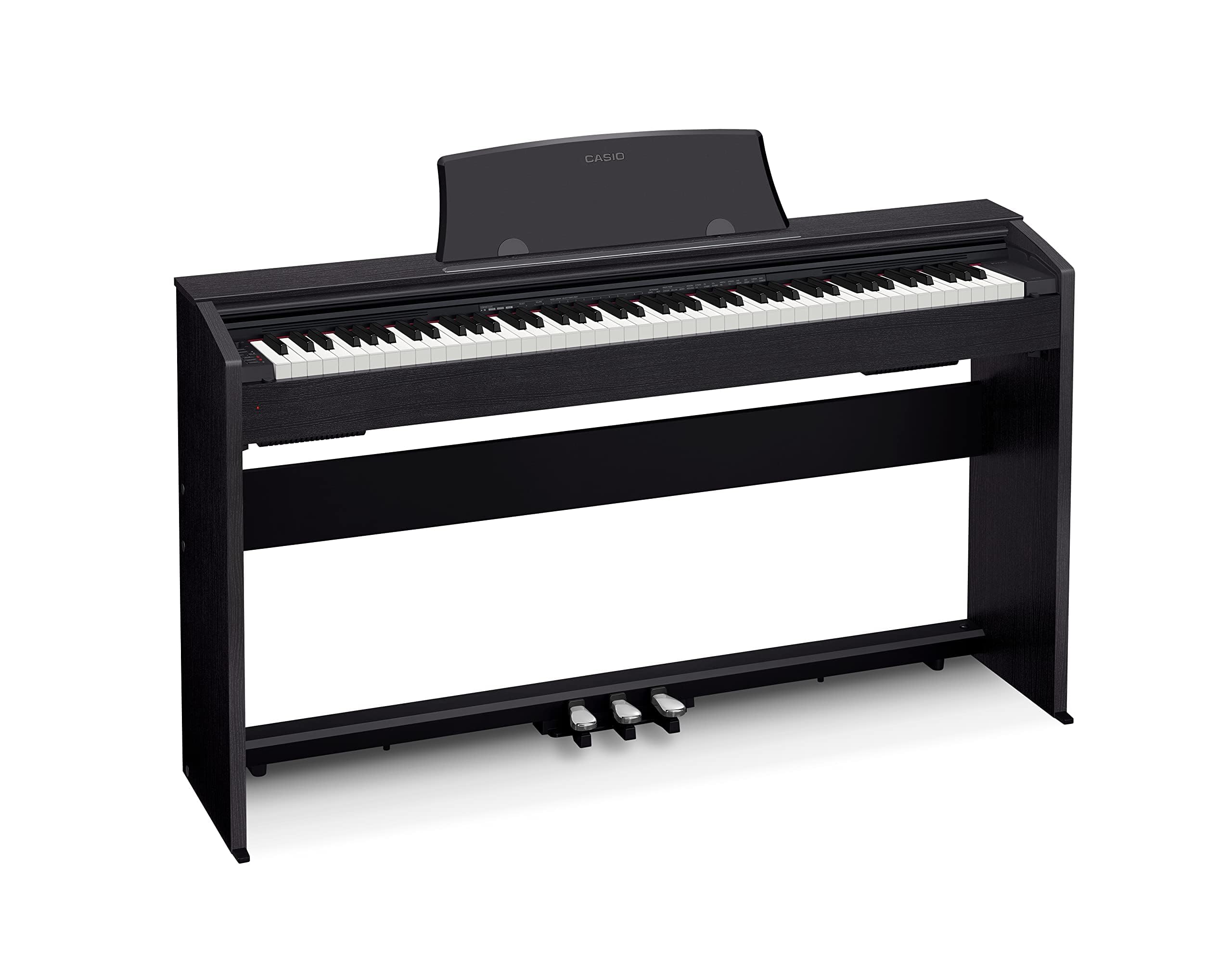 Amazon | CASIO(カシオ) 88鍵盤 電子ピアノ Privia PX-770BK ブラック 