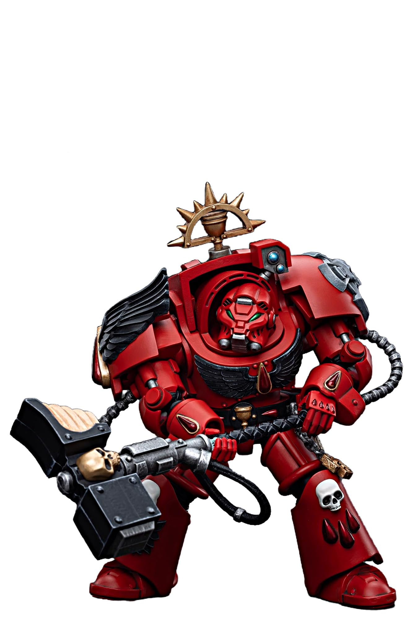 JOYTOY Warhammer 40K 1/18 Action Figure Blood Angels Antico Fratello Leonid Modello da Collezione