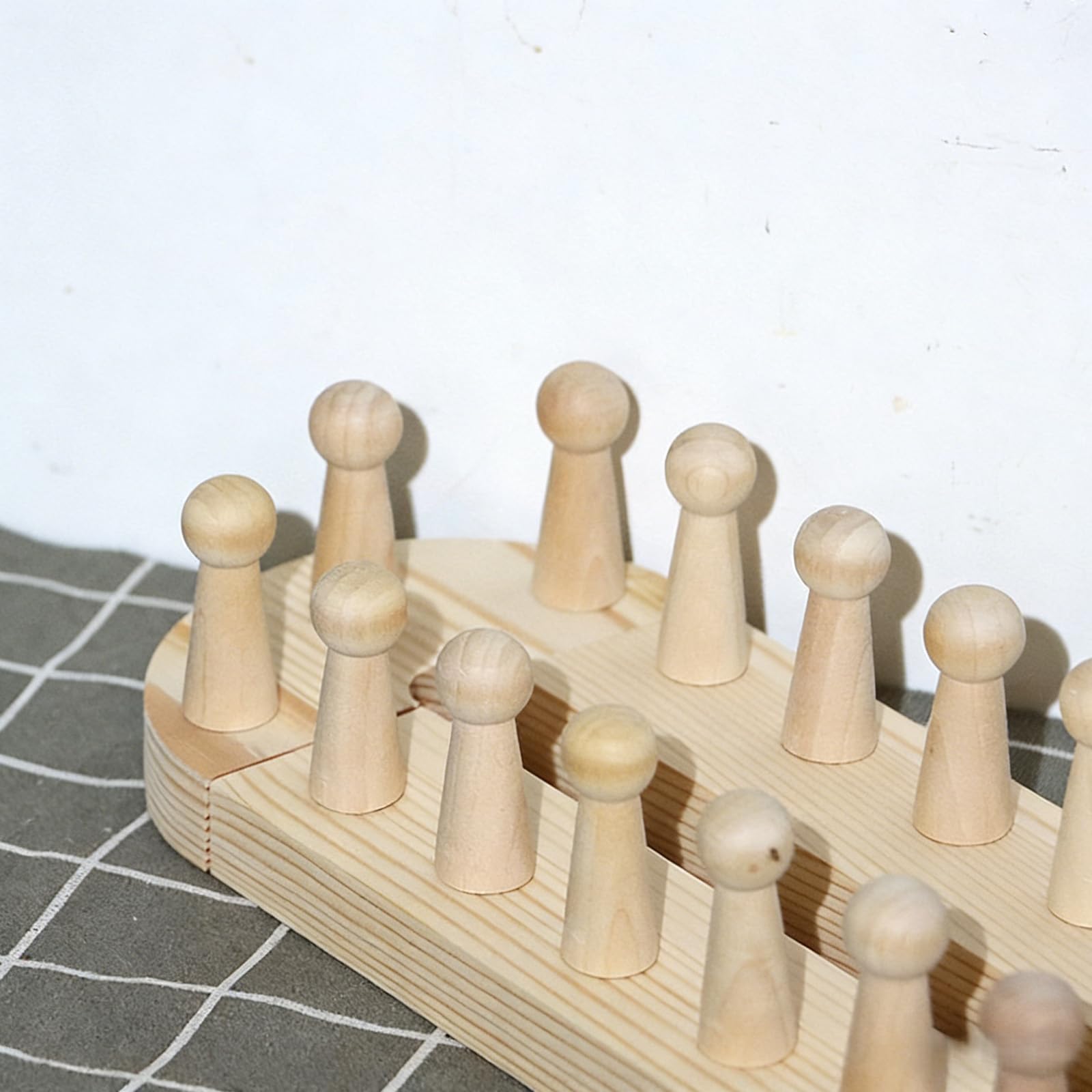 Strumento per maglieria in legno per appassionati principianti tessitura coperte maglioni, sciarpe, borse e uncinetto filato artigianale strumento per lavoro a maglia per principianti facile da