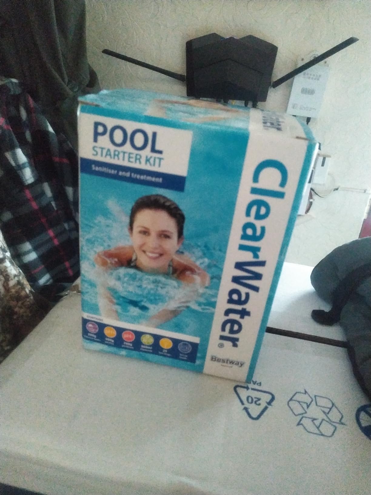 Clearwater CH0017 Pool Chemical Starter Kit for Above Ground Pool and