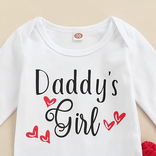 Miniatura 9 de Conjunto de ropa de 3 piezas para niña recién nacida con diseño de corazón y estampado de rayas  lazo