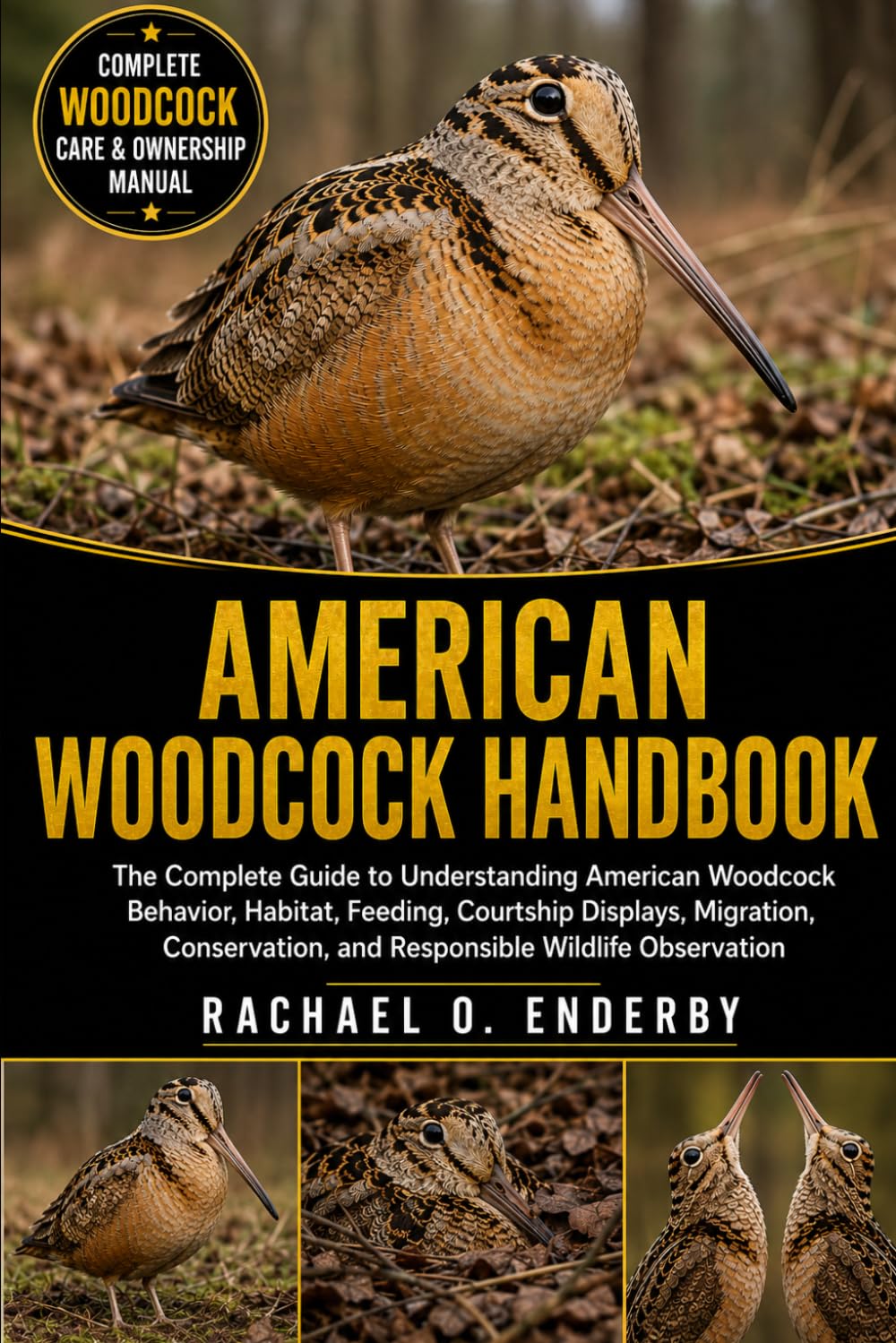 AMERICAN WOODCOCK HANDBOOK: The Complete Guide to Understanding American Woodcock Behavior, Habitat, Feeding, Courtship Displays, Migration, Conservation, and Responsible Wildlife Observation