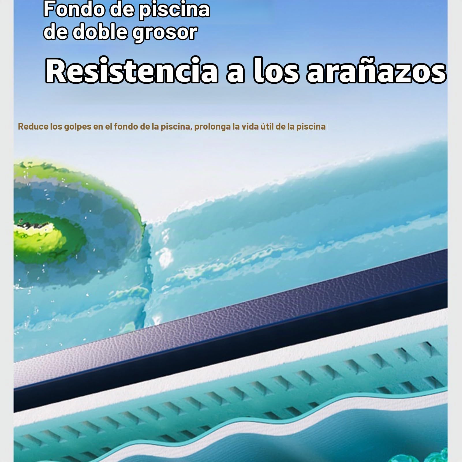 Piscina Plegable, Piscina Plegable para Piscina para niños para Mascotas - Piscina para Perros Plegable, bañera portátil, Piscina no Inflable