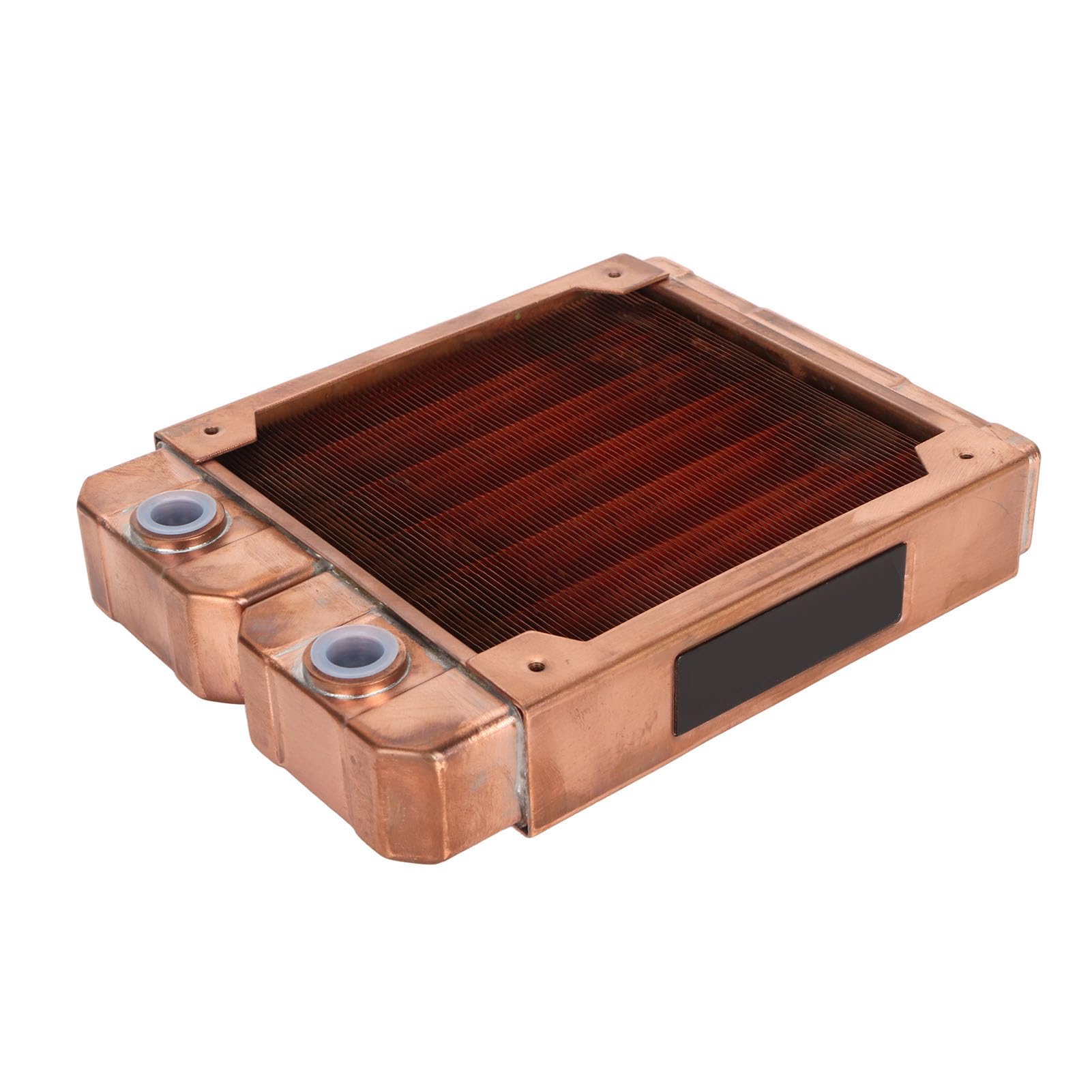 Raffreddamento Ad Acqua Rame Rosso 7mm Tubo Tondo 6 di Rame Alta Filettatura G1/4 Scambiatore di Calore Liquido per PC da Gioco Costruzioni di Computer