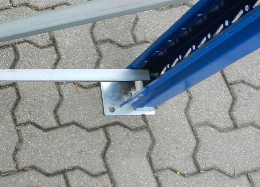 2 SLP Palettenregal horizontale Fachwerk Strebe Fachwerkstrebe 1020 mm Ersatzteil