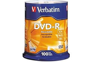 Verbatim DVD-R Blank Discs: Premium Storage for Unforgettable Moments