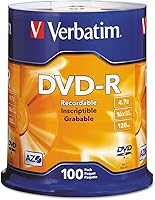 Vista 8 de Verbatim DVD-R Discos en Blanco AZO Dye 4.7GB 16X Disco Grabable - Paquete de 10 Envase Plateado