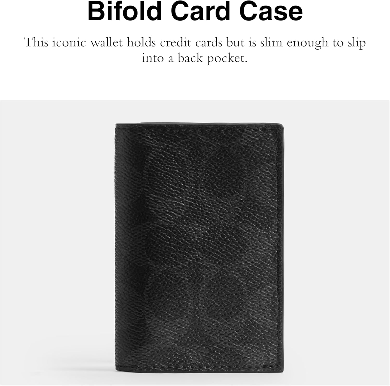 Bifold Card Case in Signature