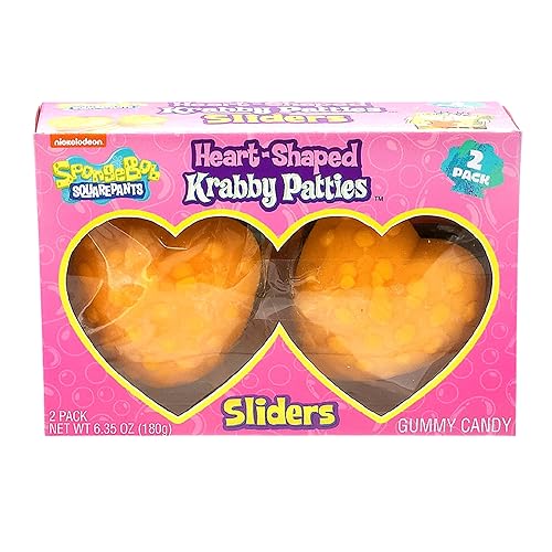 Miniatura 3 de Krabby Patties - Gomitas en forma de corazón, Bob Esponja SquarePants para el día de San Valentín
