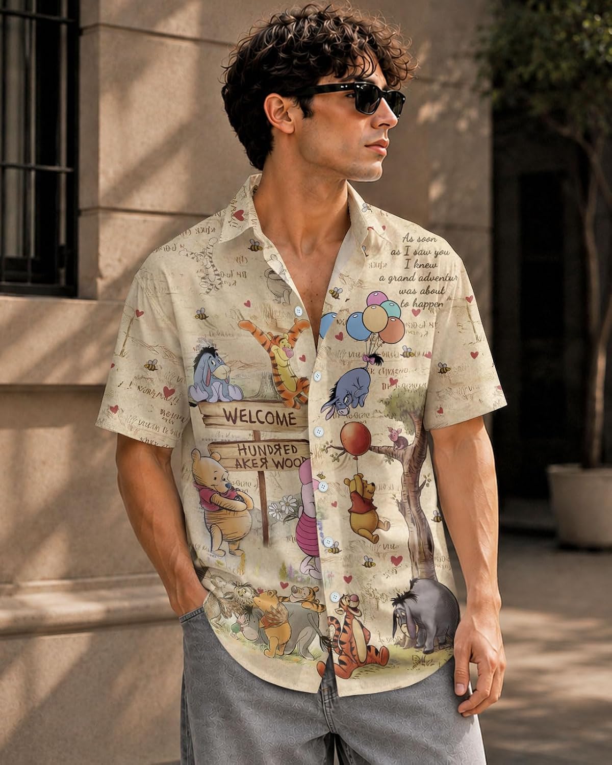 99TIMORO Movie Characters Halloween Shirt for Men Short Sleeve Top