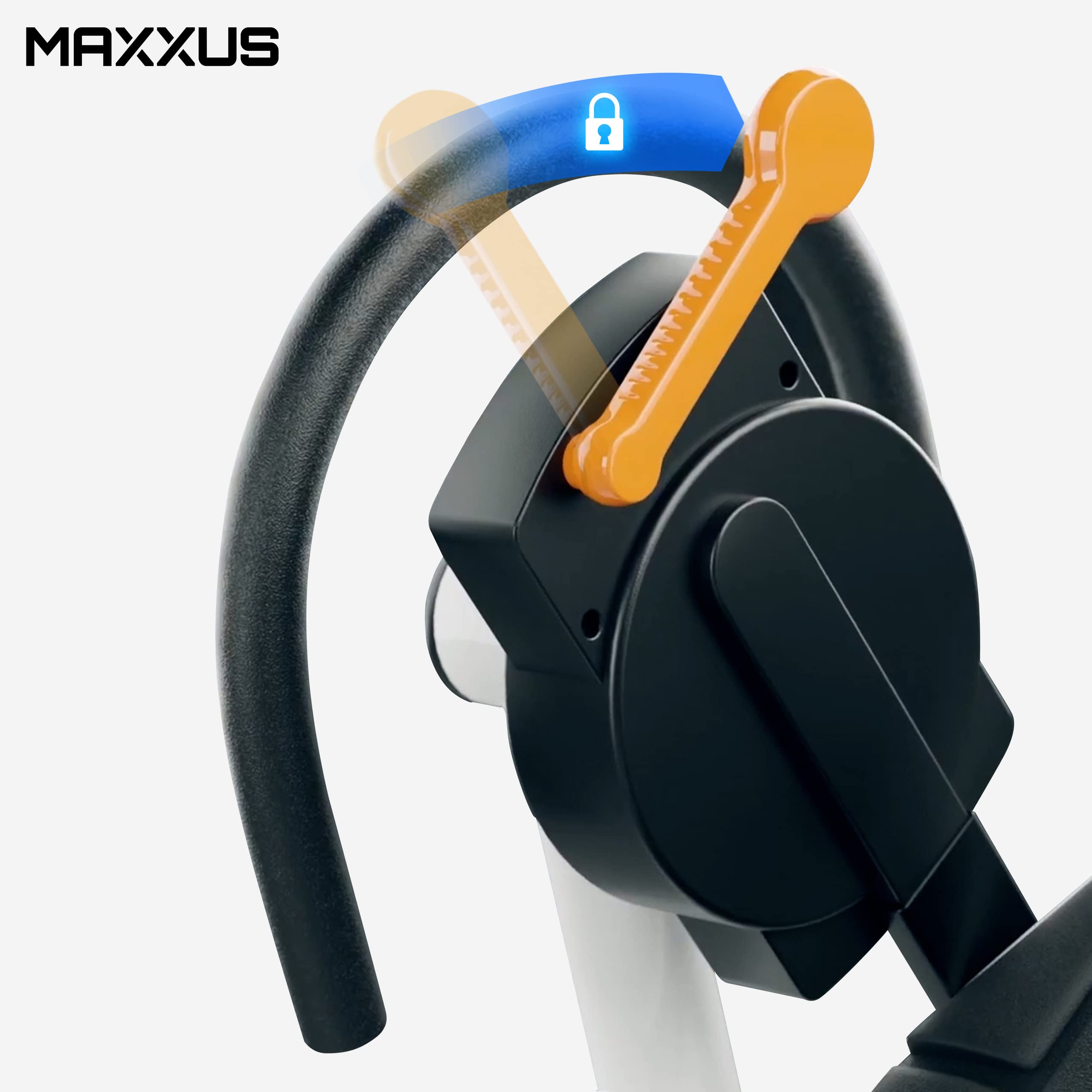 MAXXUS Panca a Inversione Gravity Pro 2 - Gravitazionale, Pieghevole, Altezza e Inclinazione Regolabili, Imbottito, Max 160 kg, fino a 206 cm - Tavolo Inversione, Schiena, Panca Inversa