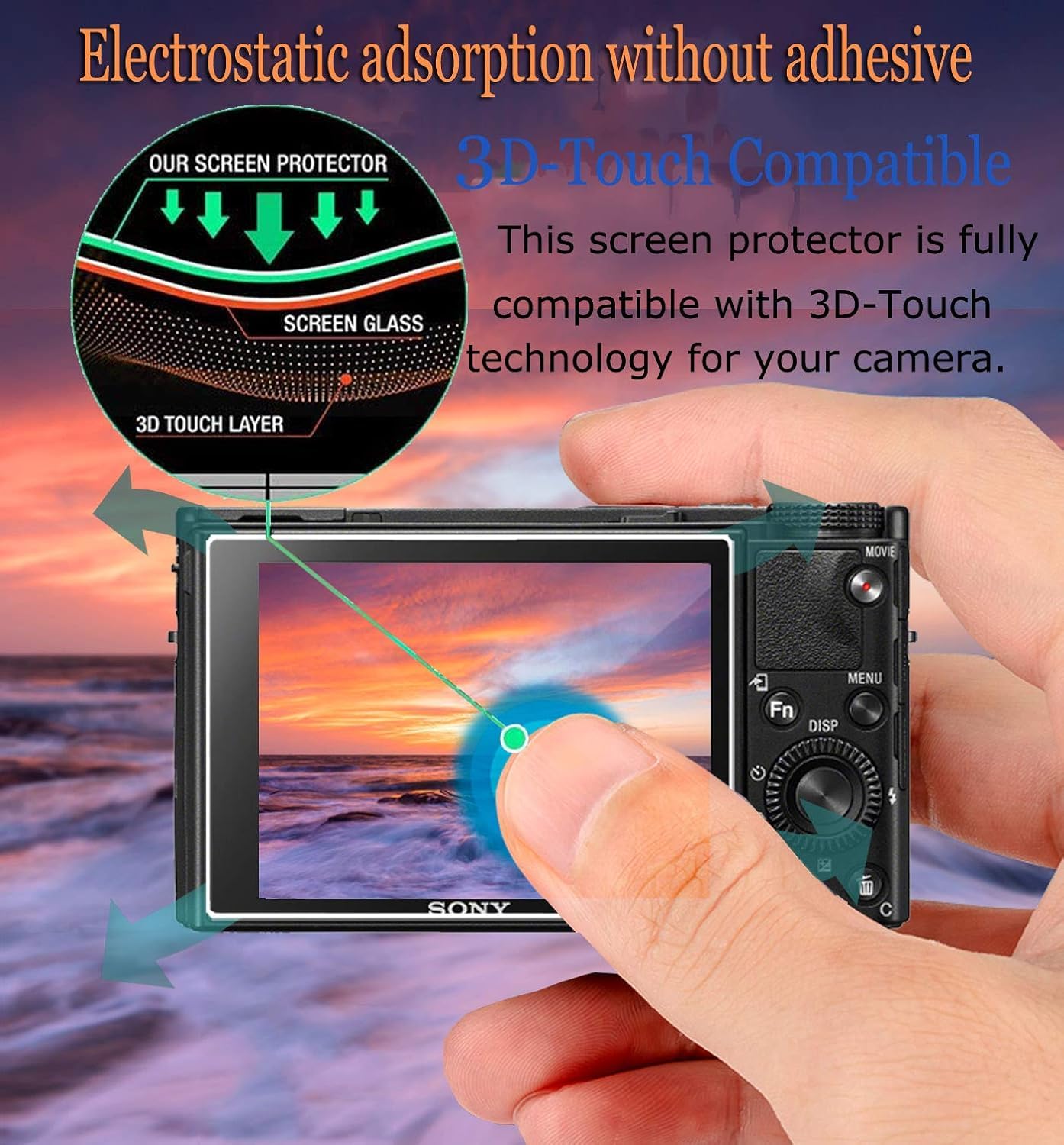Screen Protector Compatible For Canon PowerShot Seychelles