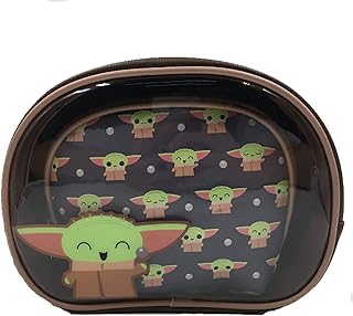 Loungefly Mandalorian Baby Yoda Grogu The Child 2 Piece Cosmetics Bag Set