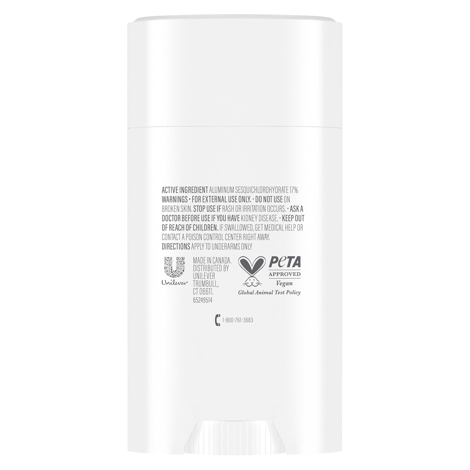 Dove Clinical + Care Antiperspirant Deodorant Invisible Solid Stick for Women Clean Soft for Sensitive Skin Hypoallergenic 2.6 oz - Image 5