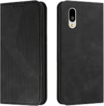 Compatible BASIO active2 Case Folio Type Wallet Type Cover Simple Smartphone 6 A201SH SHG09 Folio Case LODROC Smartphone Case au SHG12 Case Stand Function Card Pocket Storage Shock-Resistant