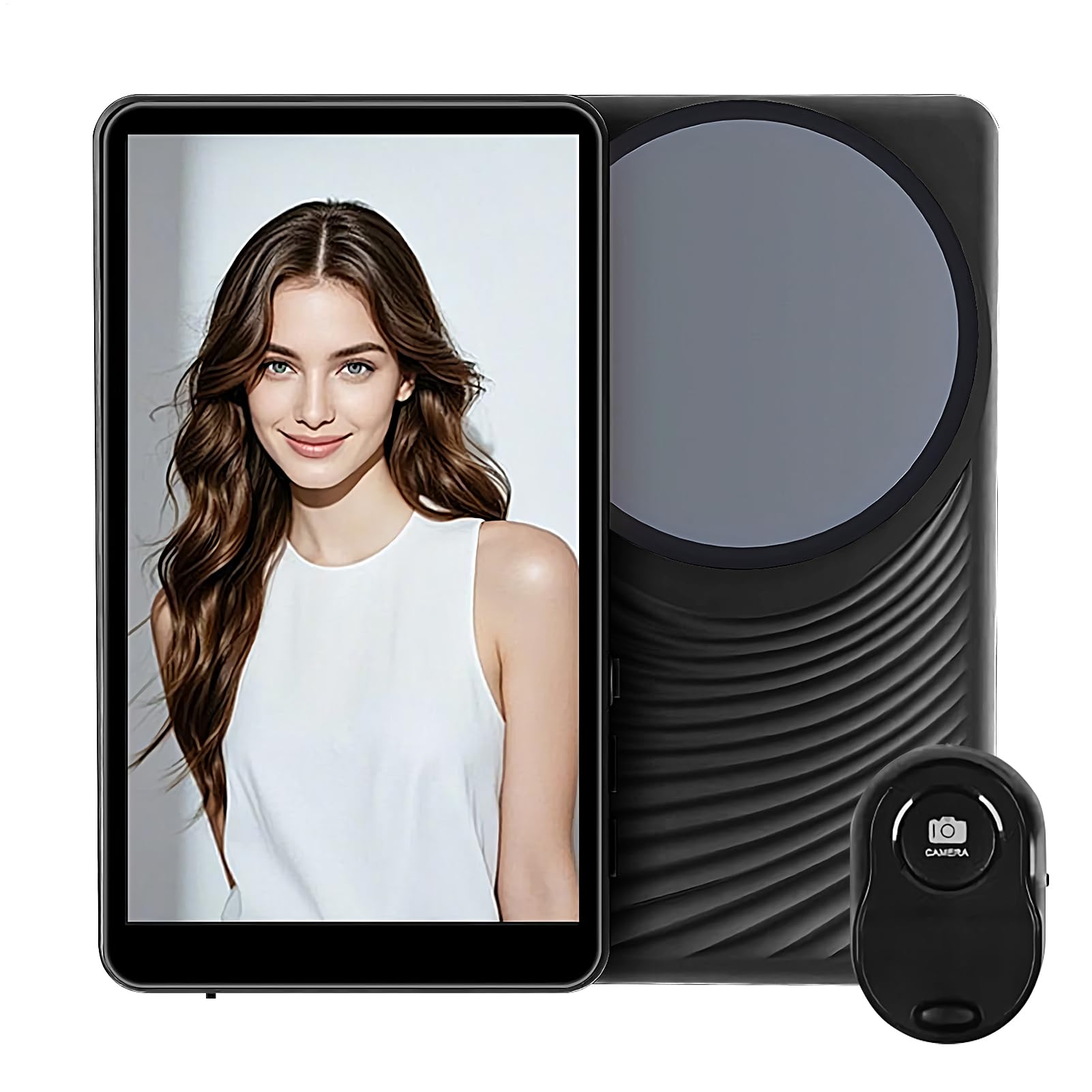 Schermo Monitor Selfie Schermo Monitor Selfie Magnetico Per Streaming Live | Accessorio Smartphone Senza Ritardo per Vlog, Foto, Video e Live Streaming