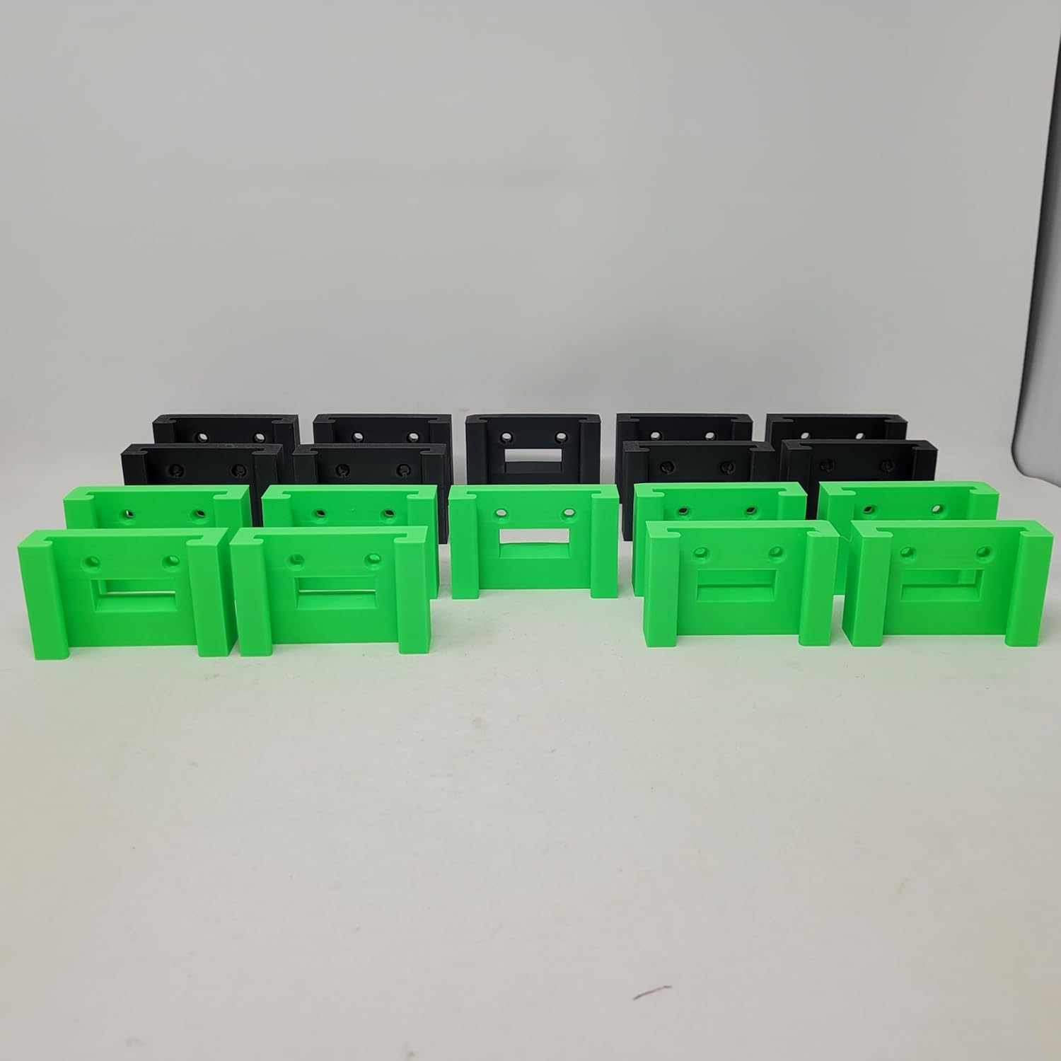 Fits Ryobi 40v Battery Holder Mount Hanger Green Black 9 of Each Organizer