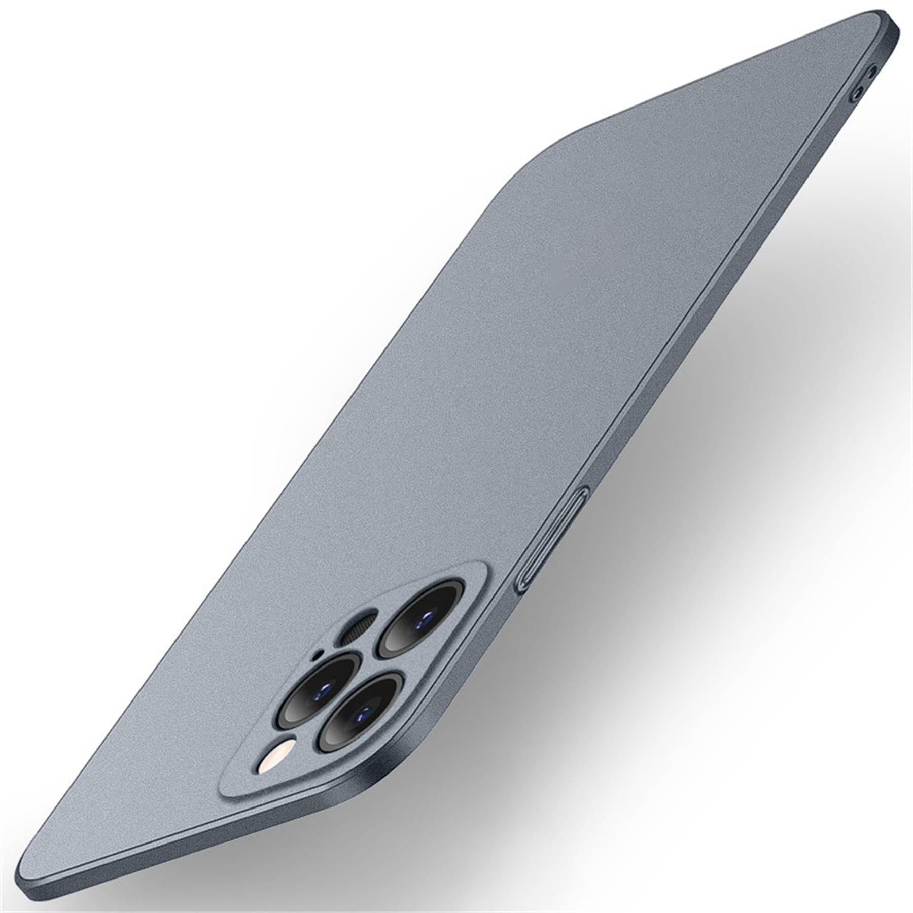 Schutzhülle Für IPhone 15 Pro Max – Dünnes Matt Silikon Case, Stoßfest & Kratzfest – Mit Erhöhten Rändern – Schwarz