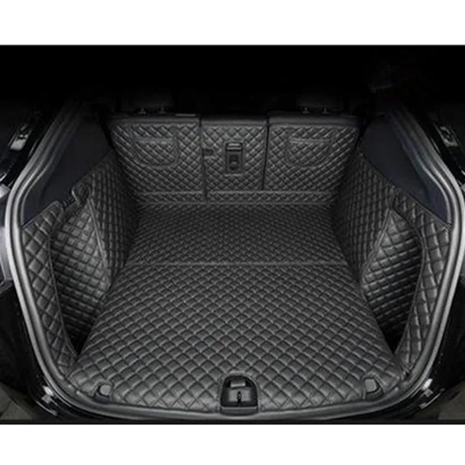 Tapis de Coffre Tesla Model Y 2021 Solution Anti-Tache Étanche Ensemble Noir - 3
