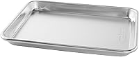 Vista 15 de Nordic Ware - Bandeja para hornear de un cuarto de hoja de aluminio natural de calidad comercial con tapa