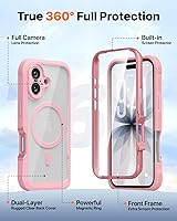Vista 622 de Diaclara - Funda diseñada para iPhone 15 Plus de 6.7 pulgadas, transparente, cuerpo completo, con protector de pantalla, resistente de protección