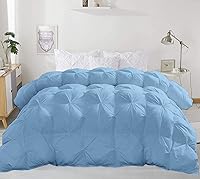 Vista 26 de Juego de ropa de cama plisada de 3 piezas de 100% algodón (edredón + 2 fundas de almohada), tamaño individual