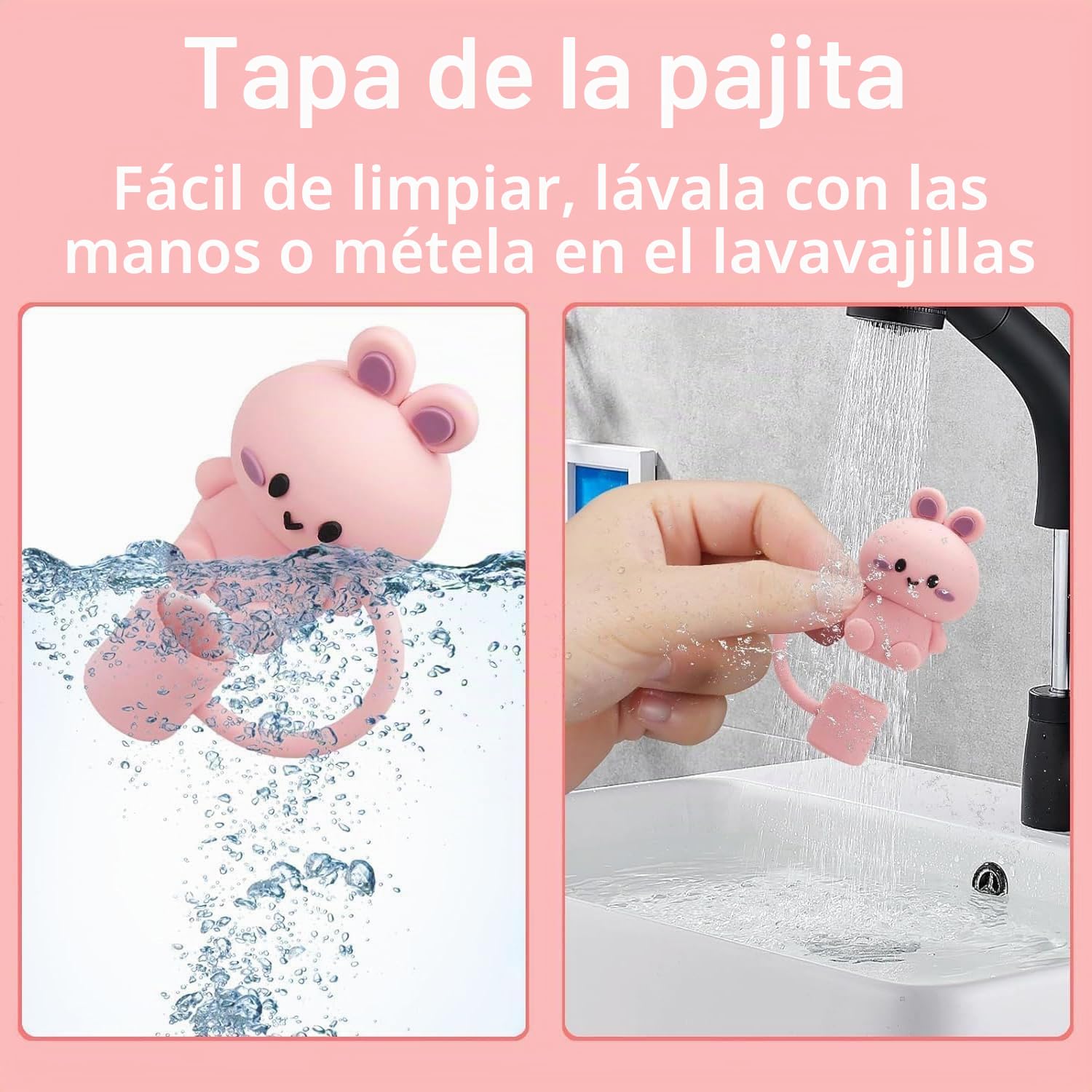 8 Piezas Tapas de Pajitas para Stanley Cup, 10mm Cubiertas de Pajita de Silicona, Pajitas Reutilizables Tapa Consejos, Pajita Tapa Prueba de Polvo y Fugas, Accesorios para Stanley Cup H2.0 40oz/30oz