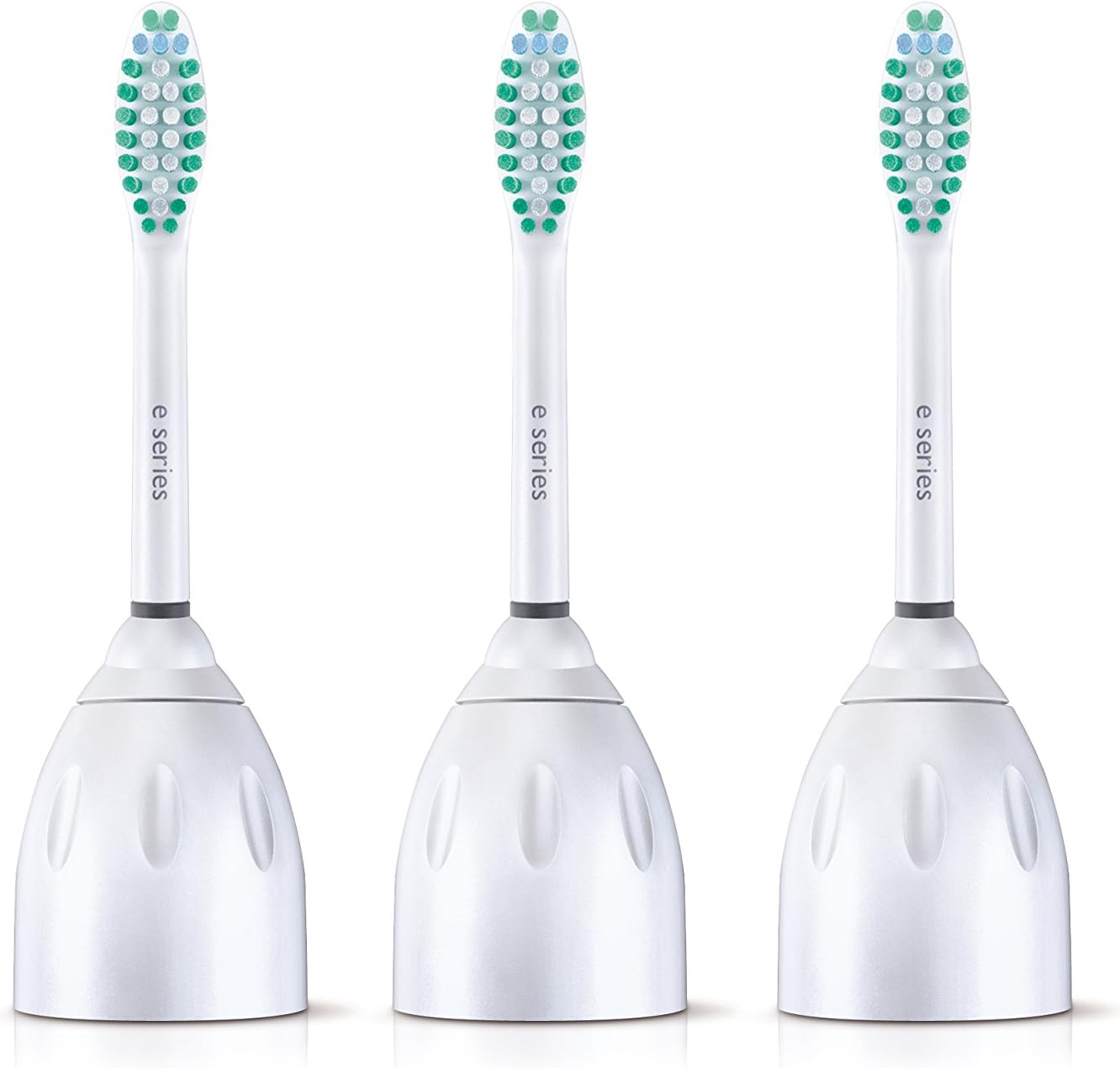 Genuine E-Series Replacement Toothbrush Heads, 3 Brush Heads, White, HX7023/64