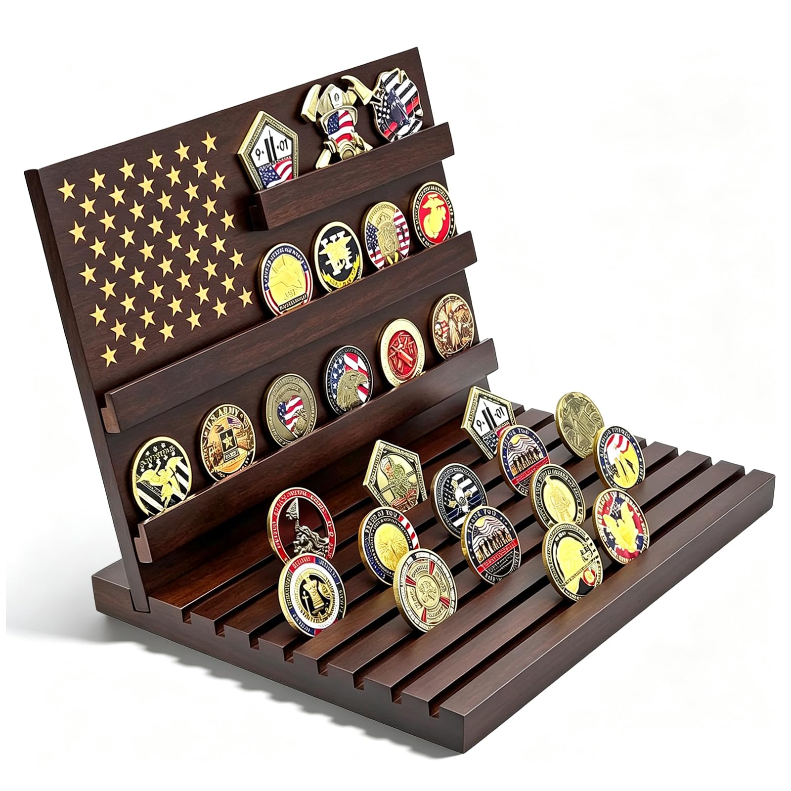 PiaoHao 80-Coin Challenge Coin Display Rack