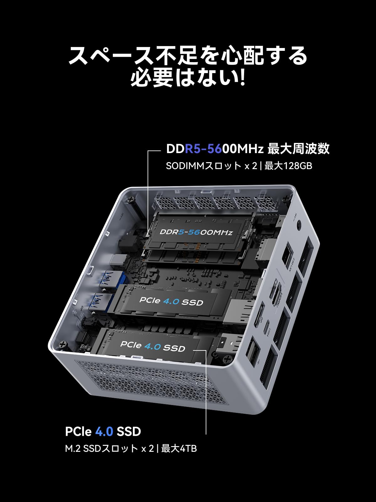Amazon.co.jp: MINISFORUM X1 Lite-255 ミニ PC AMD Ryzen 7 255 32GB
