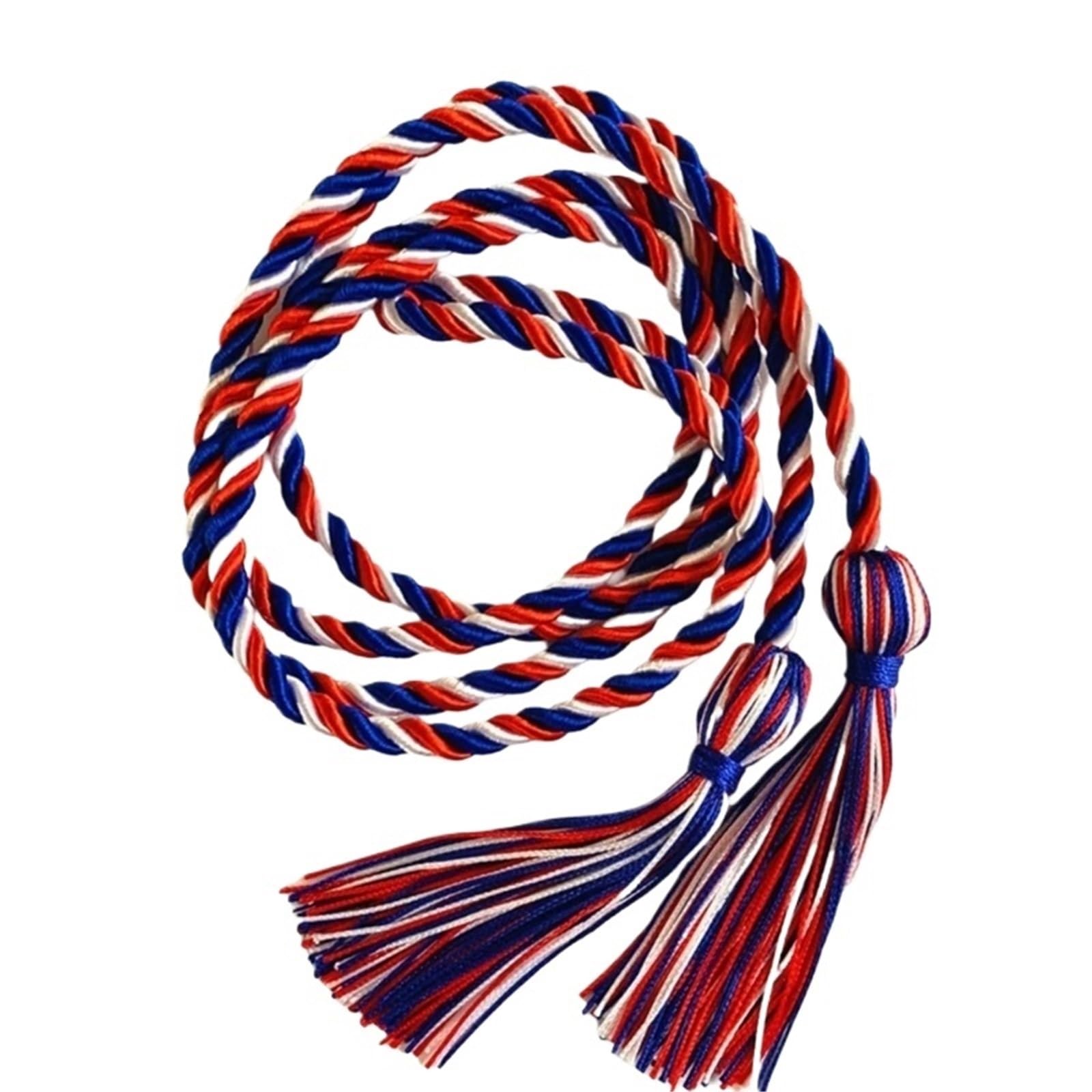 ZUXWUX Graduation Cord Graduation Ceremonies Cord With Long Tassels Rope Belt For Photos Parties(Color3)