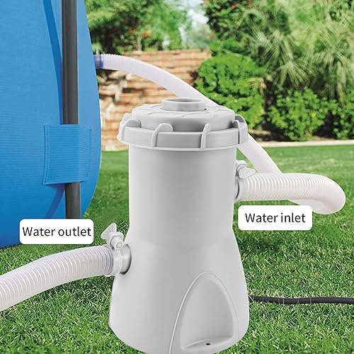 Miniatura 5 de Bomba de filtro de piscina de 800 galones, bomba de filtro de cartucho de piscina eficiente, filtro de cartucho de piscina de tierra y sistema de