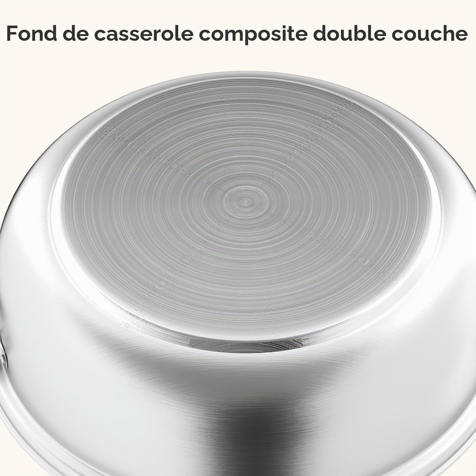 Cuiseur vapeur pour la cuisson – Cuiseur vapeur en acier inoxydable de 28 cm avec insert vapeur, batterie de cuisine 3/4/5 étages avec couvercle pour cuire des légumes, des fruits de mer, des soupes
