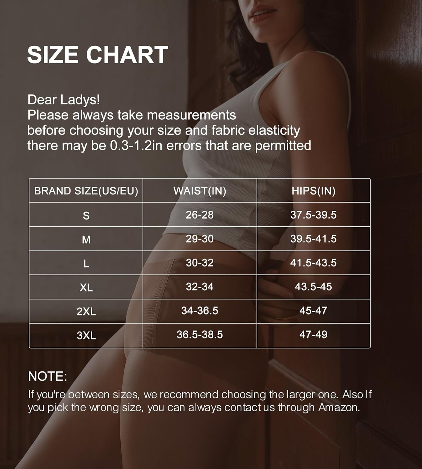 SHARICCA Seamless High Waisted Underwear for Women No Show Full Coverage Panties Nuage Microfiber Briefs Pack - Image 7