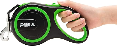 Miniatura 7 de PINA Correa retráctil para perro, correa de perro de 26 pies para perros pequeños, medianos y grandes de hasta 110 libras, cinta de nailon