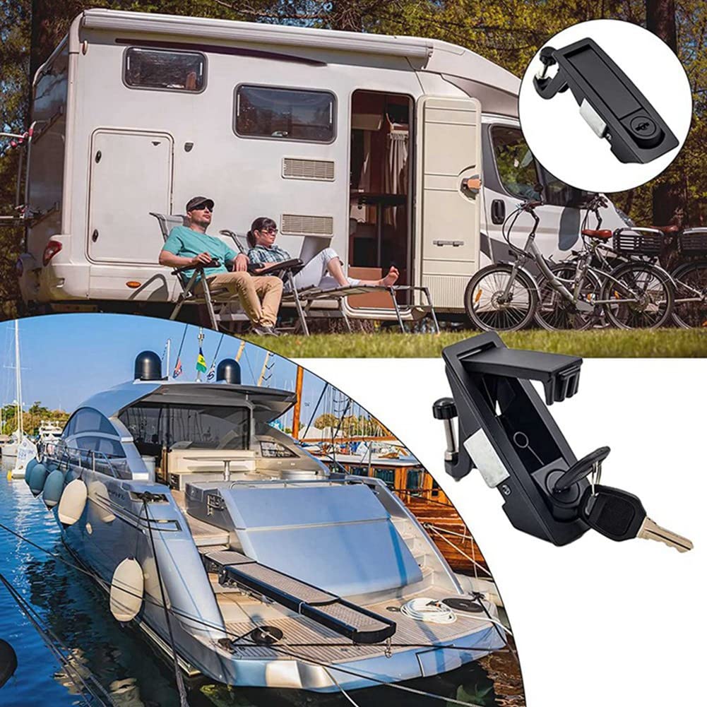 10 Barrette a Compressione Lever Lock per Marine Car RV Door Hand Lock Chiusura a Leva Regolabile Spessore: 1-5 mm