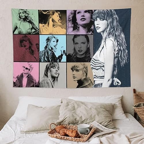 Miniatura 6 de FENDROM Taylort - Tapiz musical Viaje a través de la era musical, álbum de concierto, tapiz para colgar en la pared, telón de fondo de pared, arte