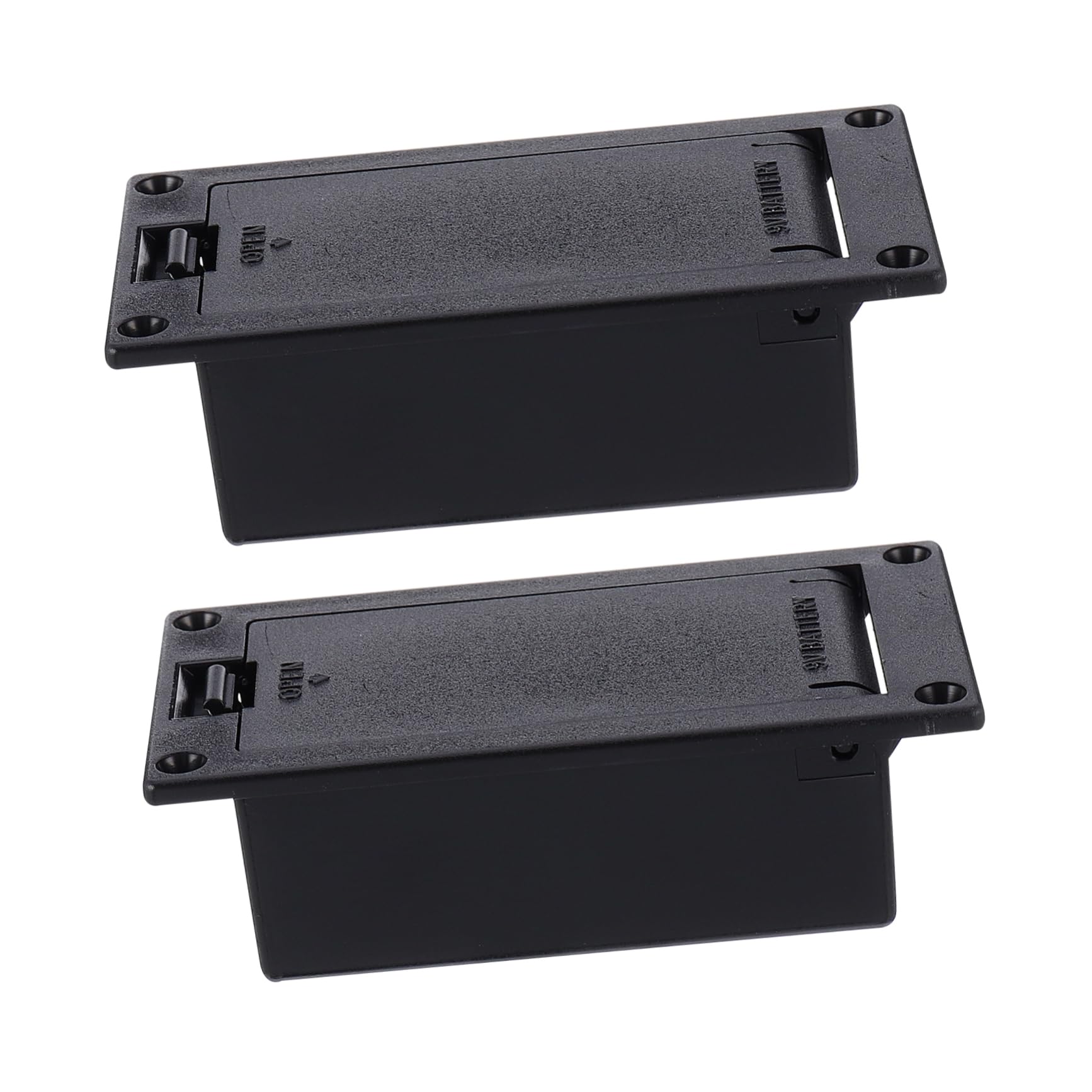 BESTonZON Guitar Battery Case Set 9v Battery Holder for Pickup Compact Bass Pickup Battery Box Easy to Install