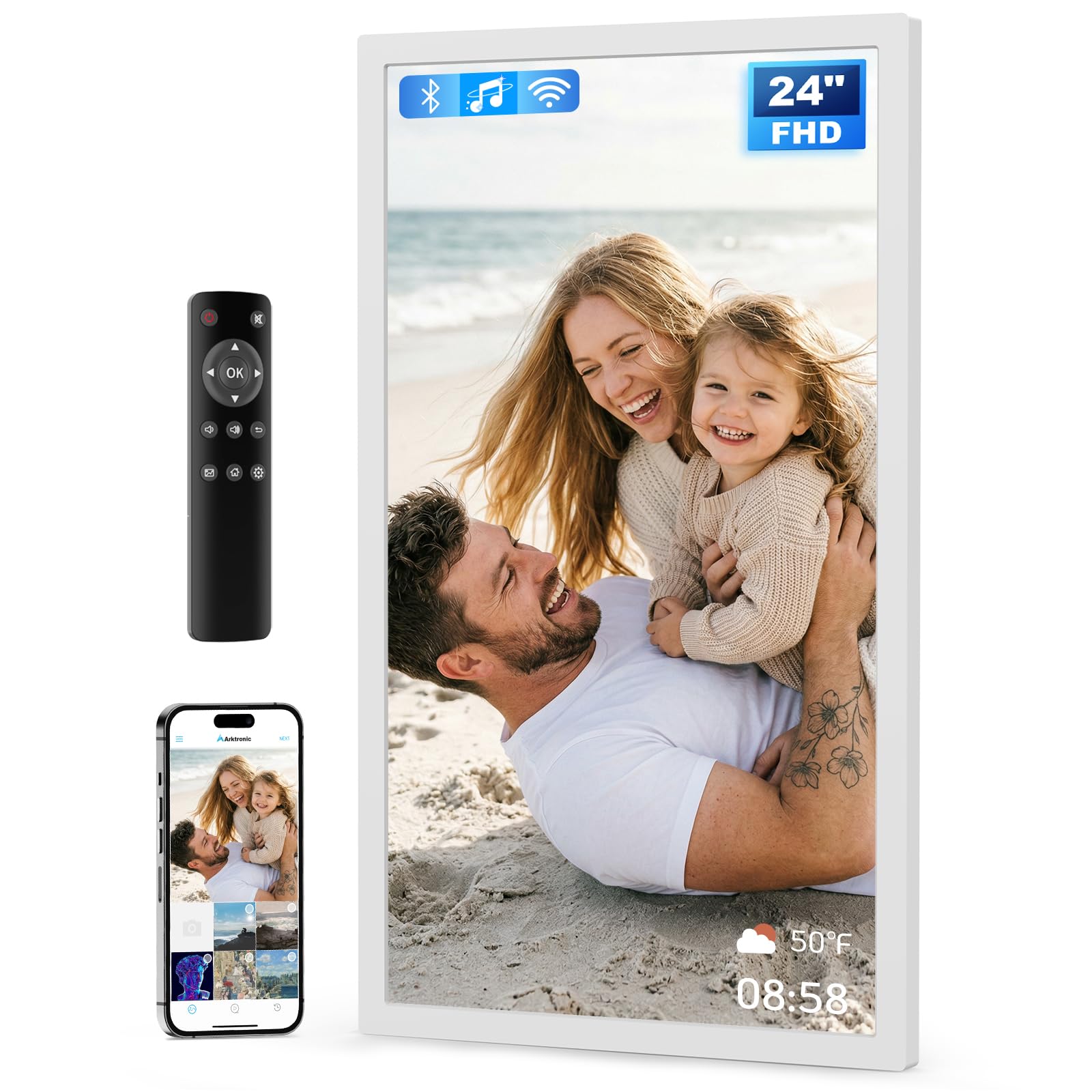 Arktronic 24-inch Digital Picture Frame