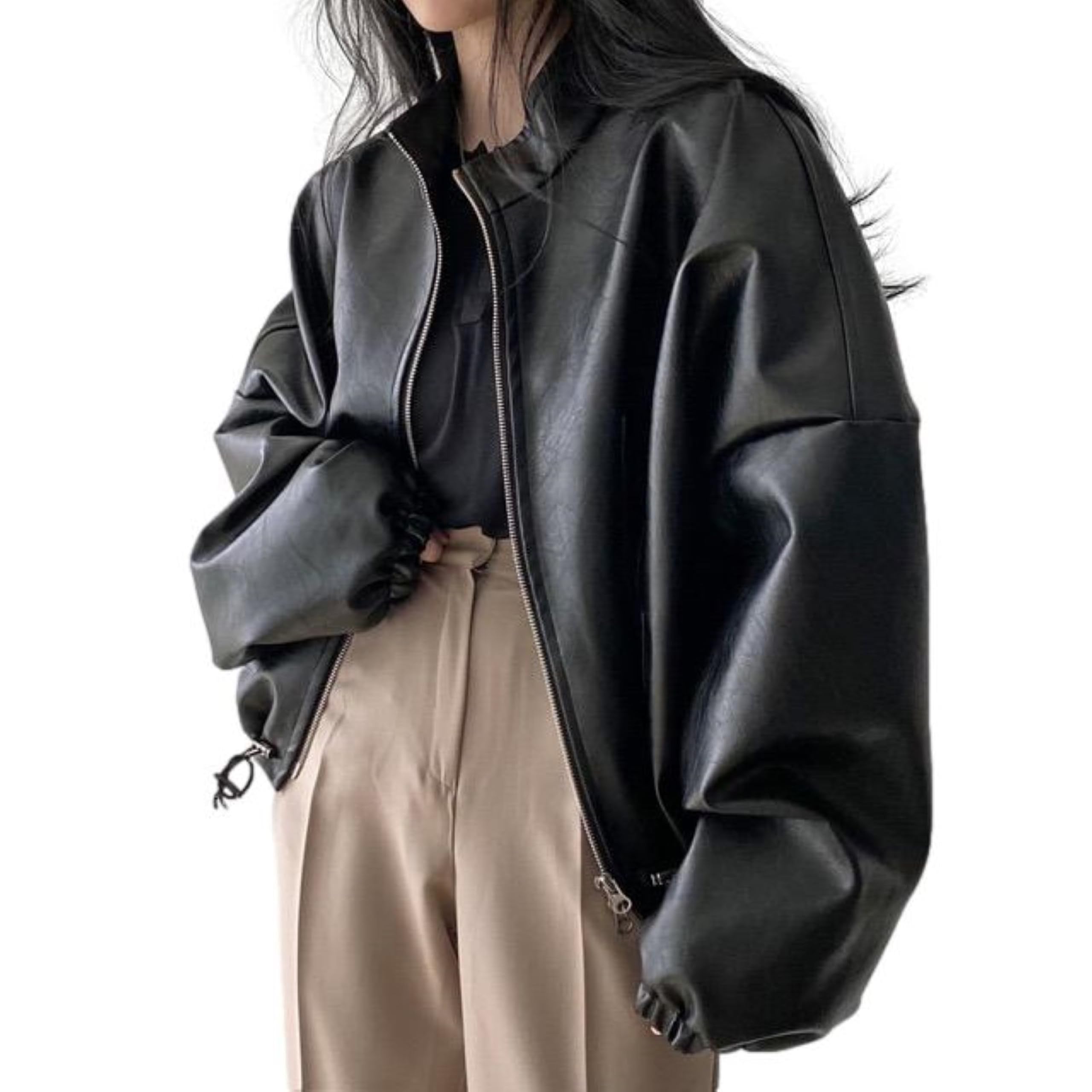 Scott スエード レザー ブルゾン ジャケットUSA製　　　　 36 71gEHjFRKCL.jpg