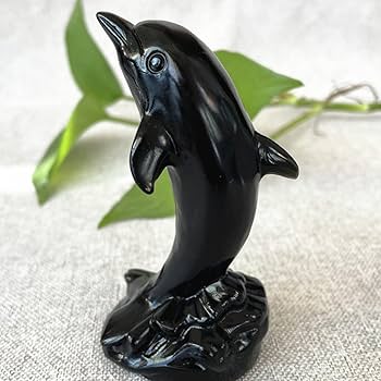 天然石アメジストのイルカ　海豚　置物　彫物NO.092215 天然石アメジストのイルカ 海豚 置物 彫物NO.071417