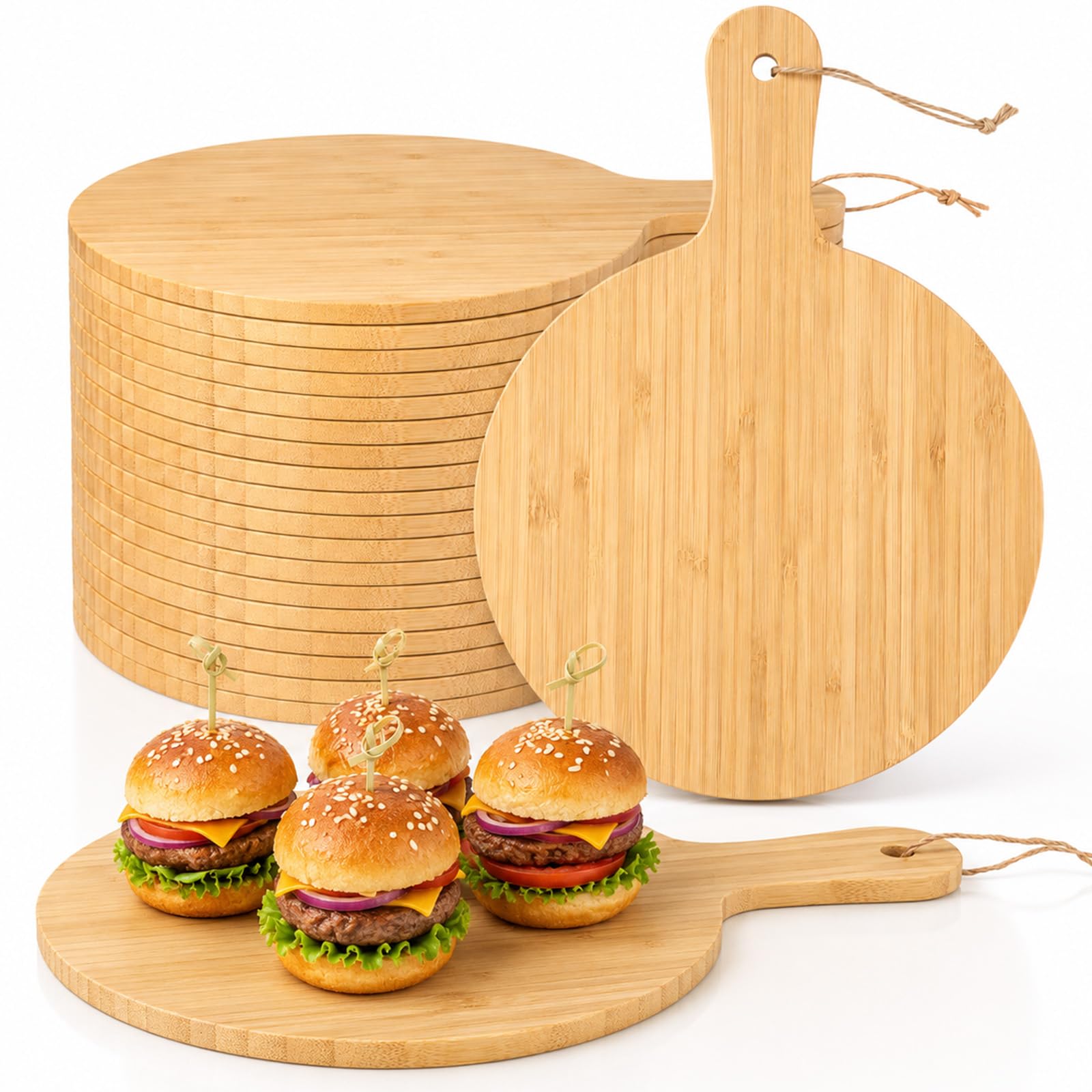 Tanlade 18 Pcs Bamboo Cutting Board