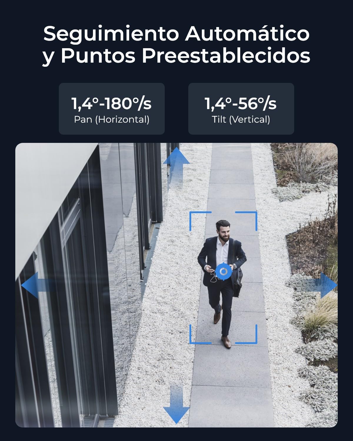 Reolink 4K PTZ Cámara Vigilancia Exterior PoE, 16X Zoom Óptico 3D, 360°/90° Pan & Tilt, Visión Nocturna en Color, Detección Persona/Vehículo/Animale, Audio Bidireccional, Soporta microSD, RLC-823S2 | PoE, 360°/90° Pan & Tilt, Visión Nocturna en Color, Det
