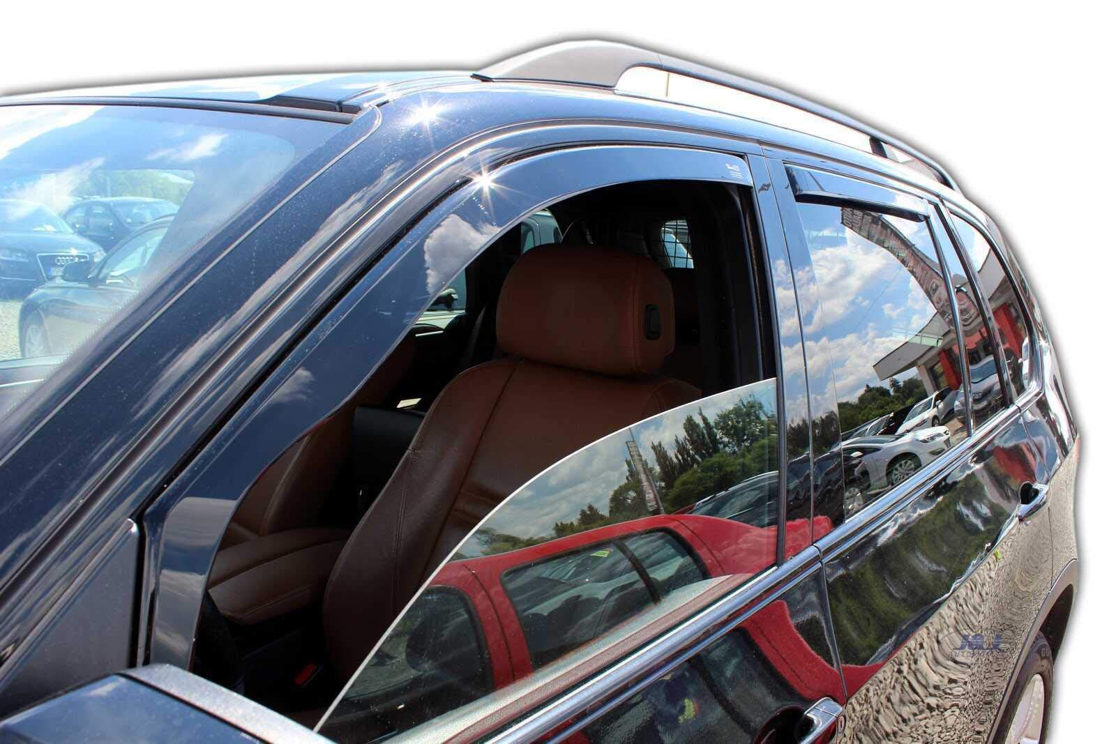 Deflecteurs D'Air Heko Pour BMW X5 E70 2007-2013 - Set 4 Pièces, Montage Intérieur