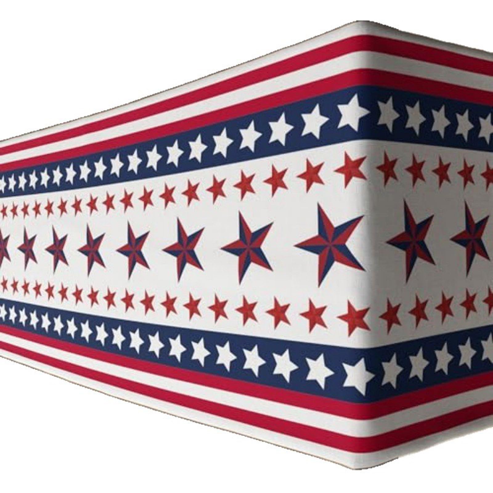 Msioytog Anniversary Patriotic Table Runner Linen Materials for Festival Decorations and National Celebration Celebratory Home Decoration