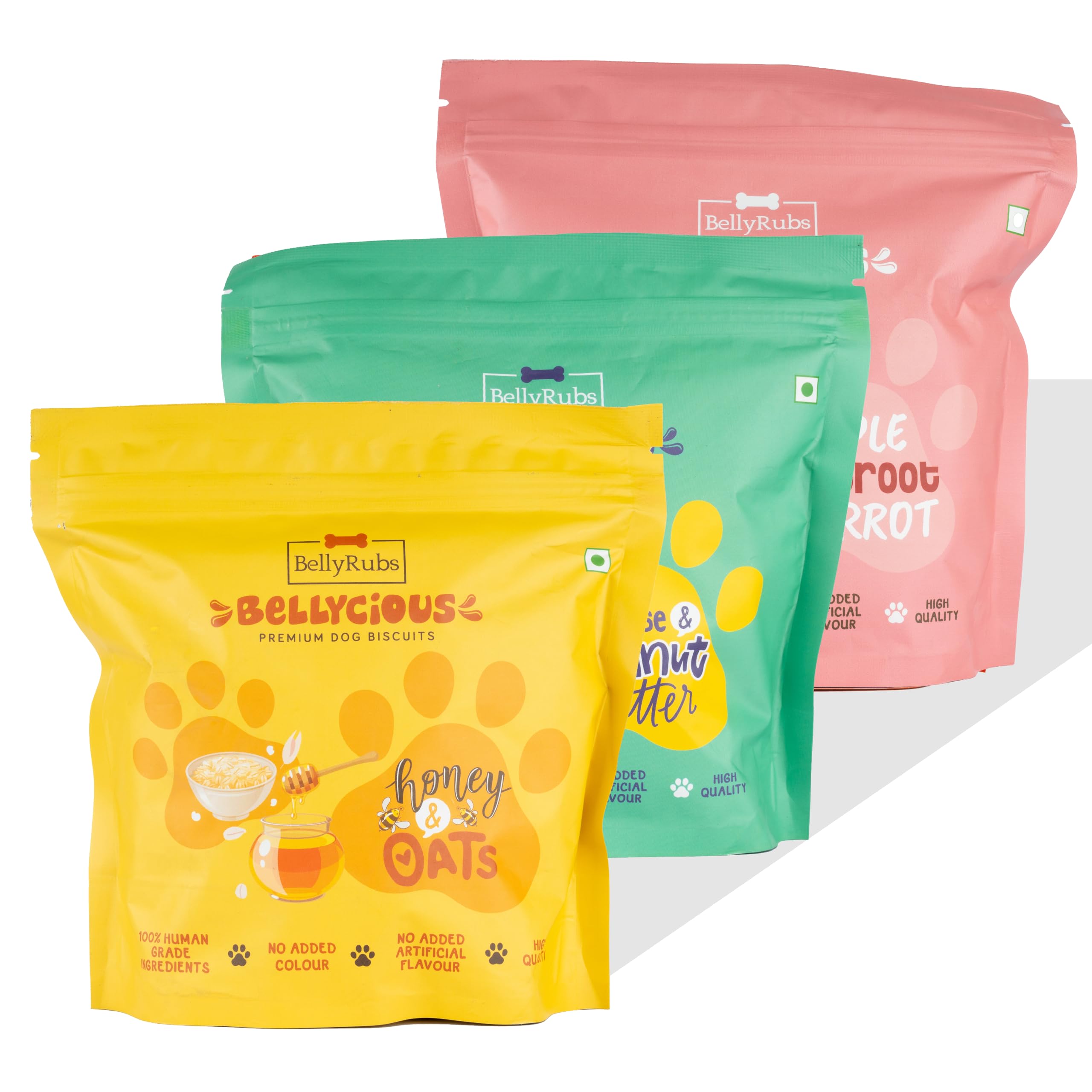 BellyRubs Bellycious Veg Dog Biscuits Combo - (250gm x 3) - Apple Beetroot Carrot, Cheese Peanut Butter, Honey Oats Flavors - Human Grade Ingredients Dog Treats - Pack of 3 (B0D49NV3K2) Amazon Price History, Amazon Price Tracker