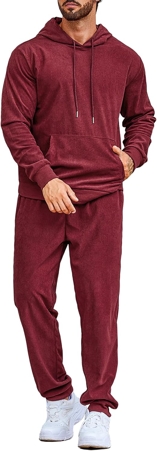 COOFANDY Men’s Tracksuit 2 Piece Set Hoodie Sweatsuits Athletic Jogging Suits Casual Sports Outfits